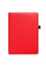 Apple iPad 2/3/4 360 Rotaing Pu Leather with Viewing Stand Plus Free Stylus Case Cover for Apple iPad 2-Red
